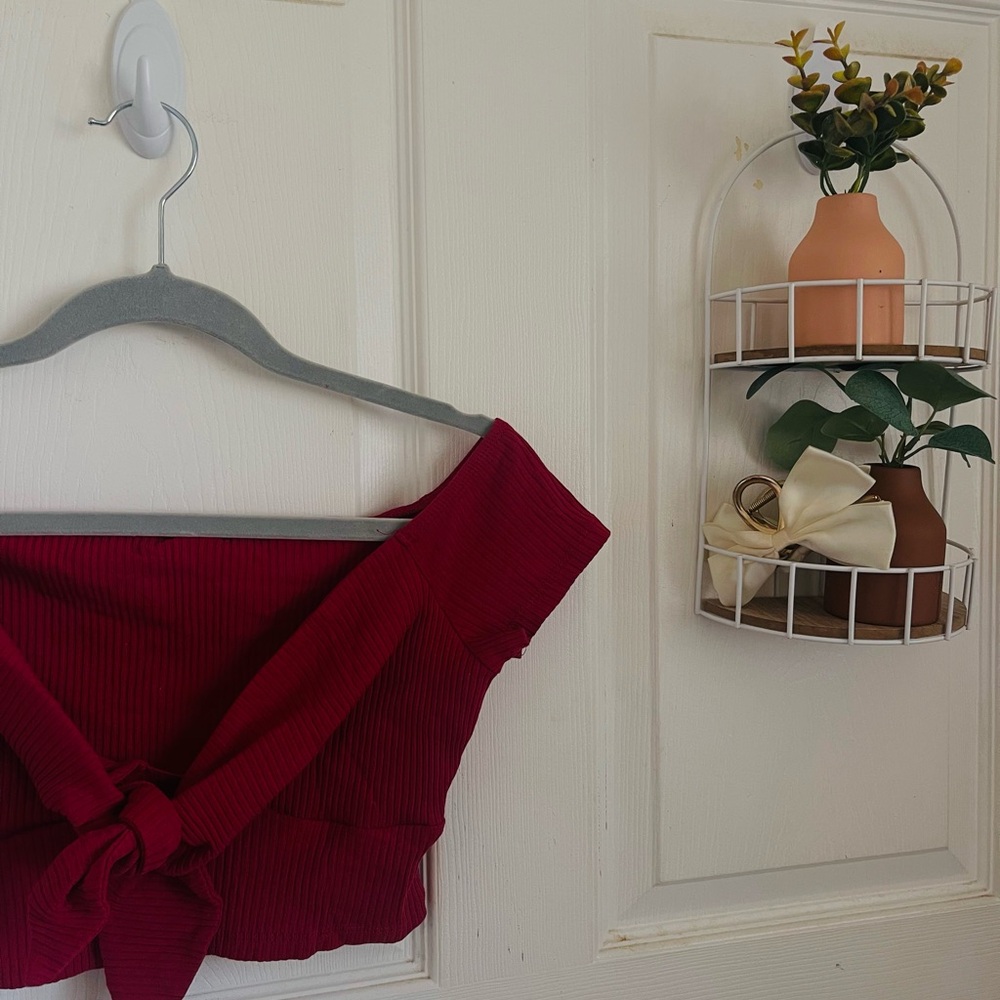 SHEIN Red Crop Top